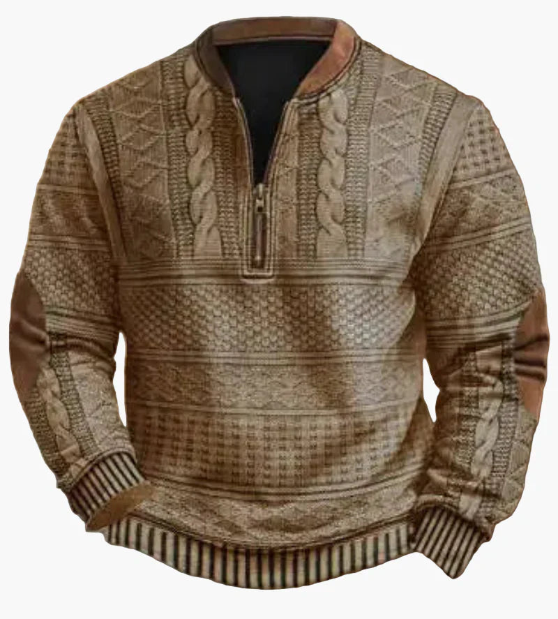 Herren Pullover Warm Modern Stehkragen