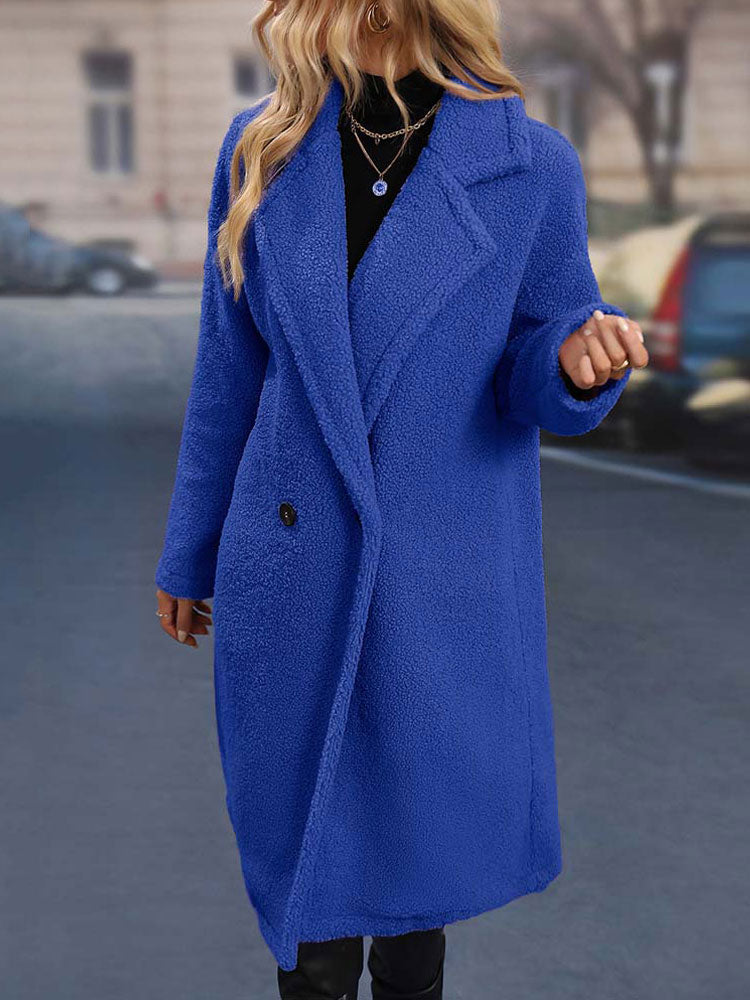 Kunstleder Kleid Herbst Winter Chic