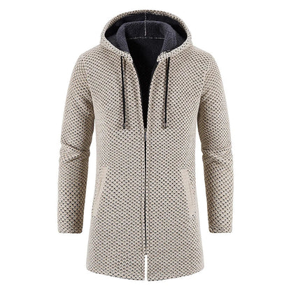 Warme Winterjacke Dickes Fleece Innenausstattung