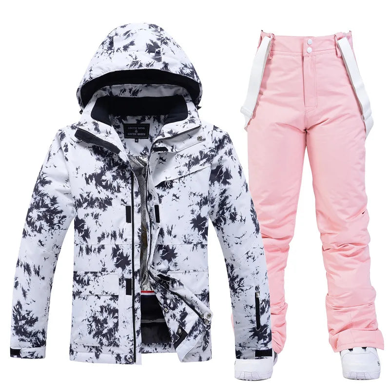 Damen Skianzug Warm Zweiteiler