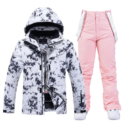 Damen Skianzug Warm Zweiteiler