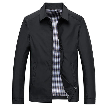 Herren Freizeitjacke Modern Zip-Up Design