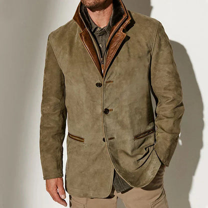 Herren Vintage Wintermantel Elegant