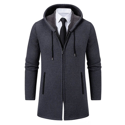 Warme Winterjacke Dickes Fleece Innenausstattung