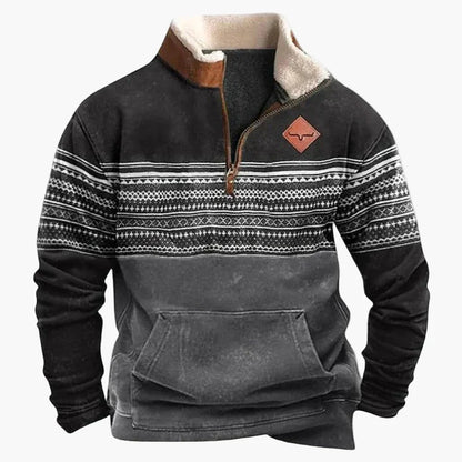 Stilvoller Western Pullover Vintage Look