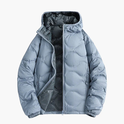 Warme Steppjacke mit Kapuze - Outdoor Winterjacke