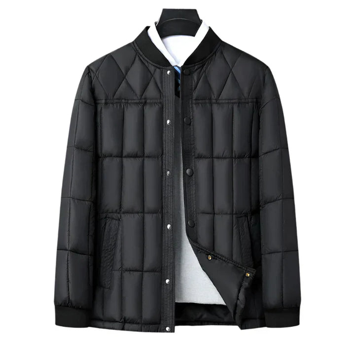 Herren Steppjacke Beige Elegant