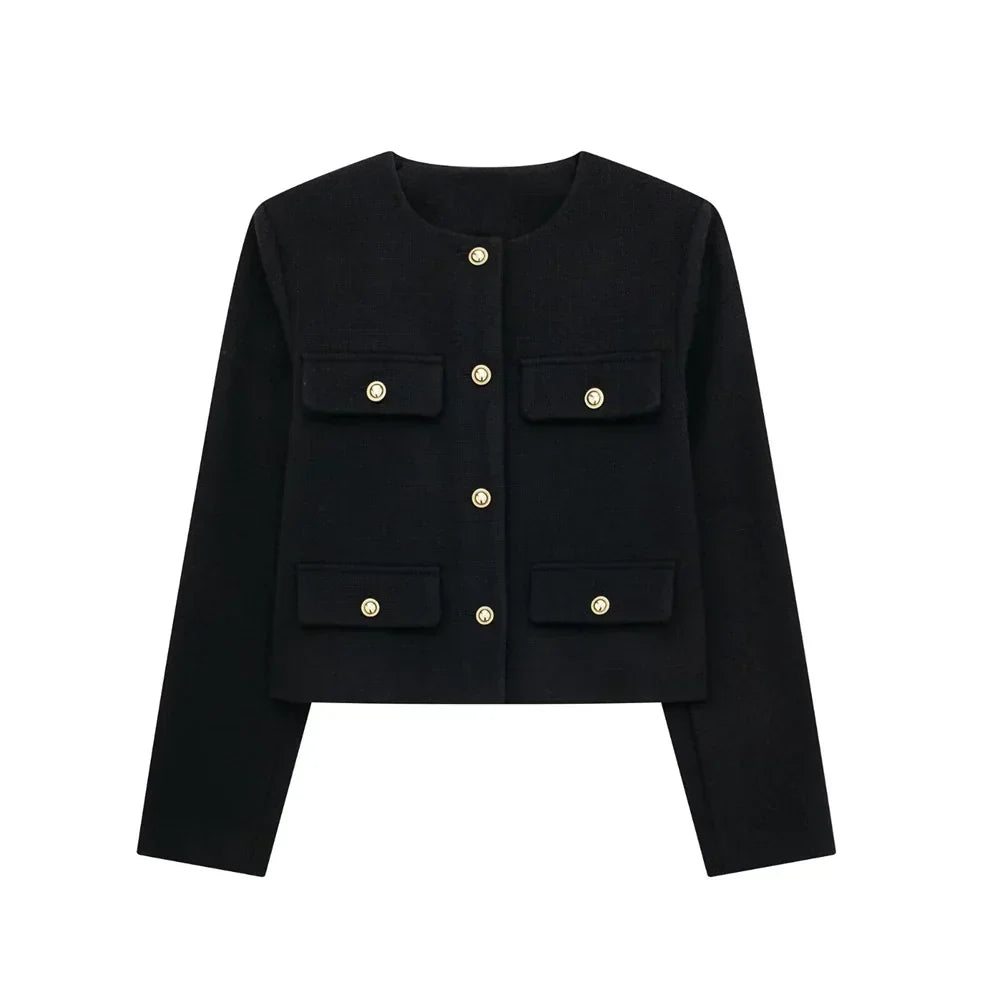 Stilvolle Damenblazer Kurz Elegant