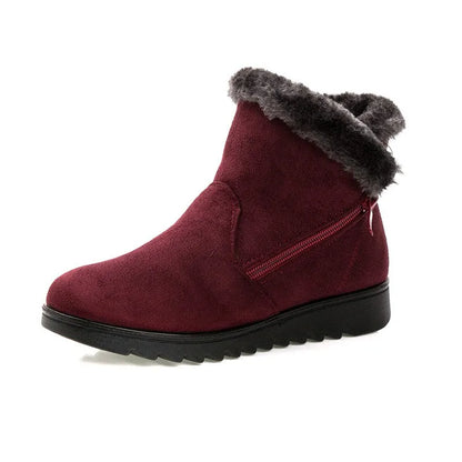 Warm gefütterte Winterstiefel Damen
