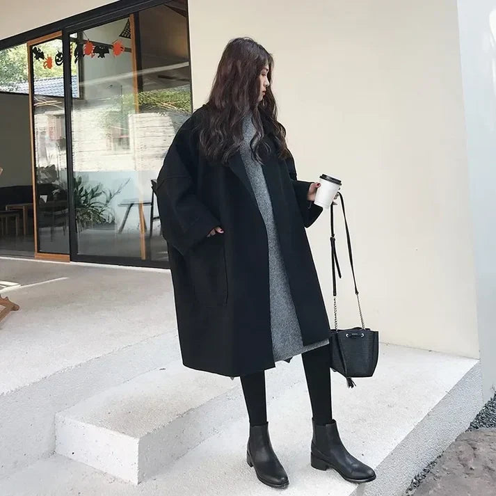 Trendiger Wintermantel Damen Modell