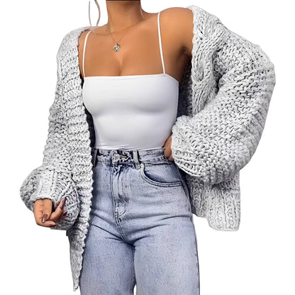 Damen Plüschpullover Groß Oversize - IdealeKleiden