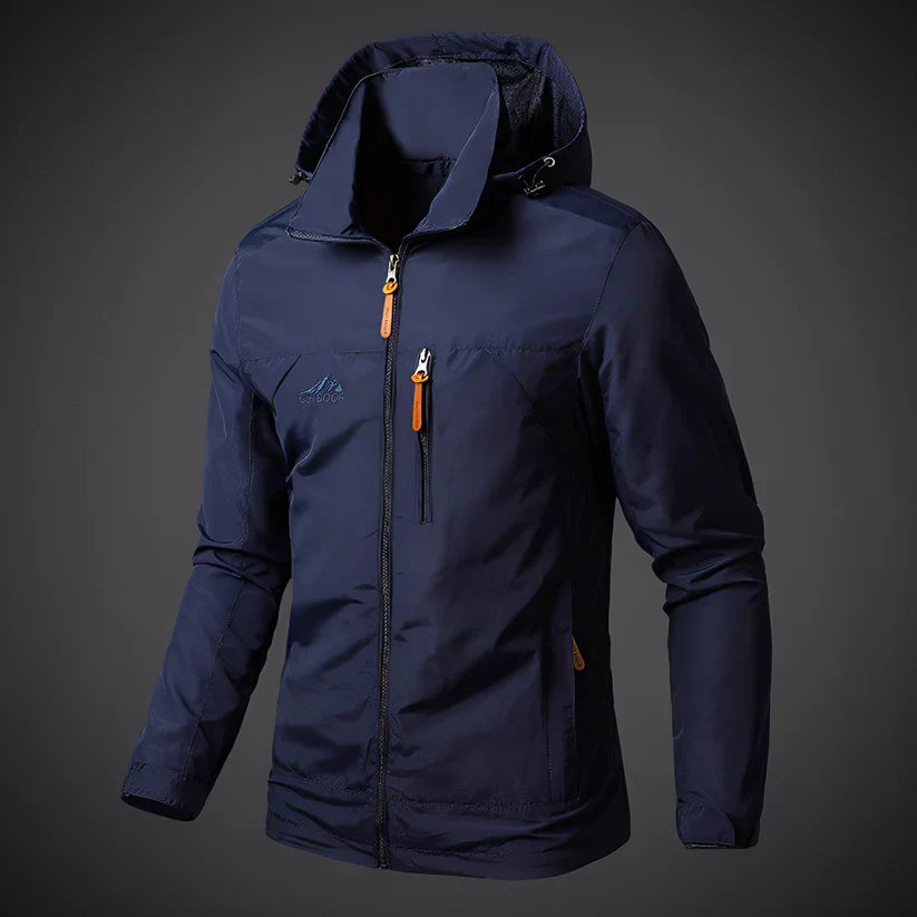 Herren Freizeitjacke Mit Kapuze Sportlich