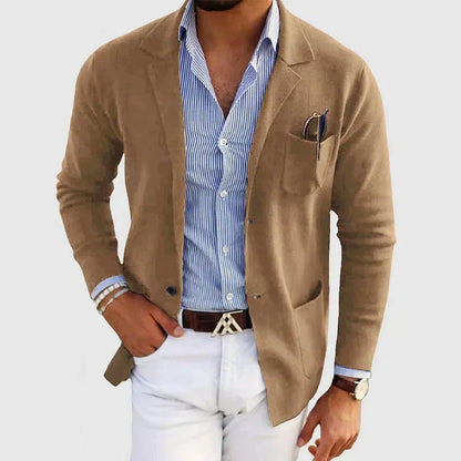 Herren Blazer Elegant Revers Style