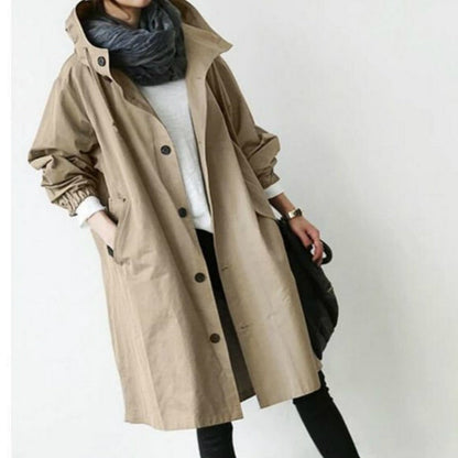 Eleganter Damen Trenchcoat Classic - IdealeKleiden