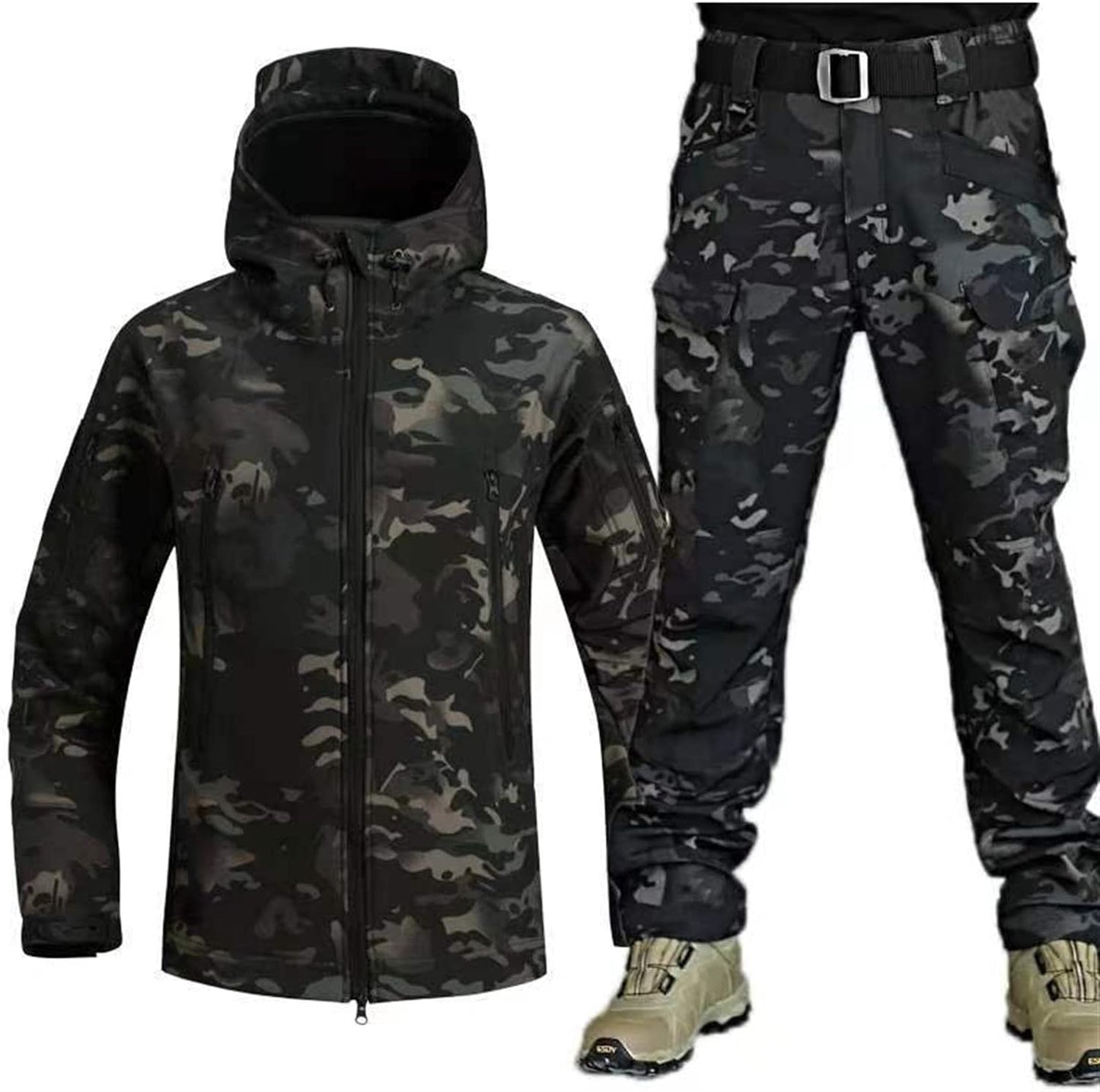 Taktische Outdoor-Kombi - Jacke und Hose für Männer