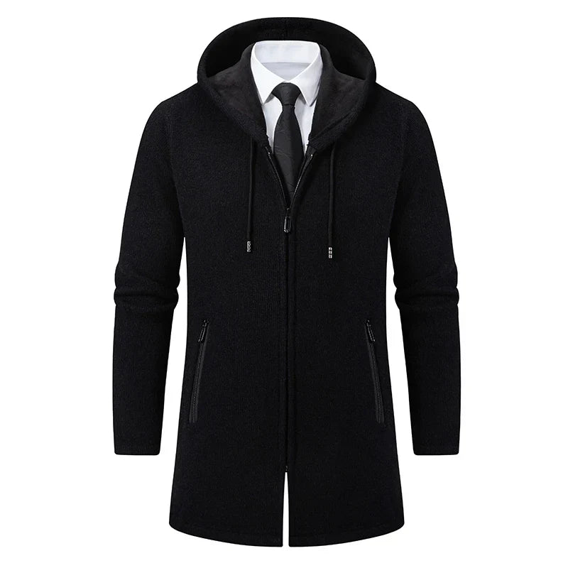 Warme Winterjacke Dickes Fleece Innenausstattung