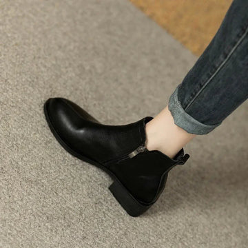 Stiefeletten Damen Schnellverschluss