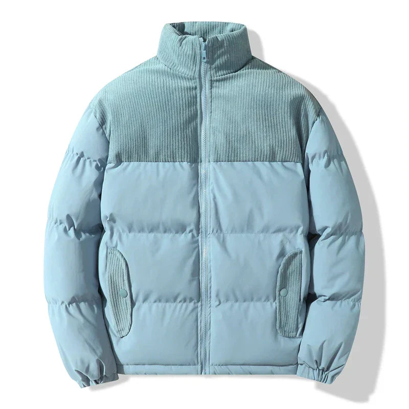 Gepolsterte Unisex-Jacke Corduroy Style