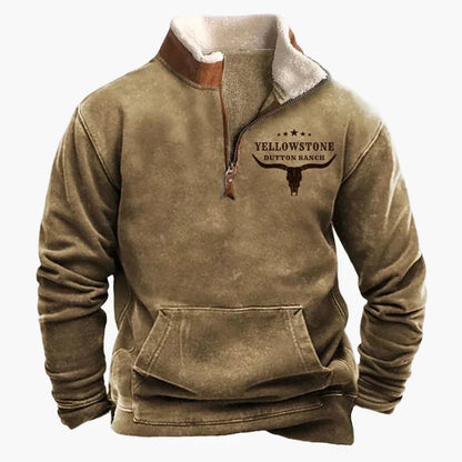 Stilvoller Western Pullover Vintage Look