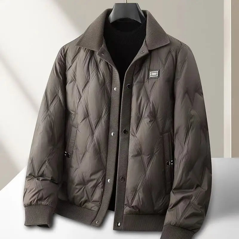 Gepolsterte Steppjacke Lässig Modern mit Reißverschluss