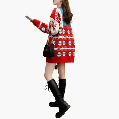 Weihnachtspullover Ugly Christmas Sweater 3D Schneemann Winterparty - IdealeKleiden