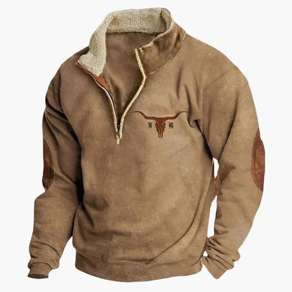 Stylisher Western Pullover Azteken Muster