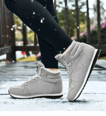 Winterstiefel Damen Warm Futter Robust