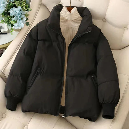 Warmes Winter-Pufferjacke Damen