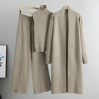 Damen Hosen-Set 3-teilig Bequem und Elegant - IdealeKleiden