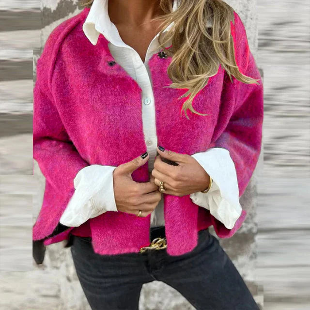 Modische Kurzjacke Elegant Knöpfe