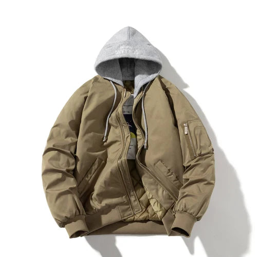 Leder-Bomberjacke Cavan Stil