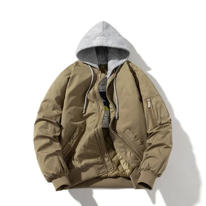 Leder-Bomberjacke Cavan Stil