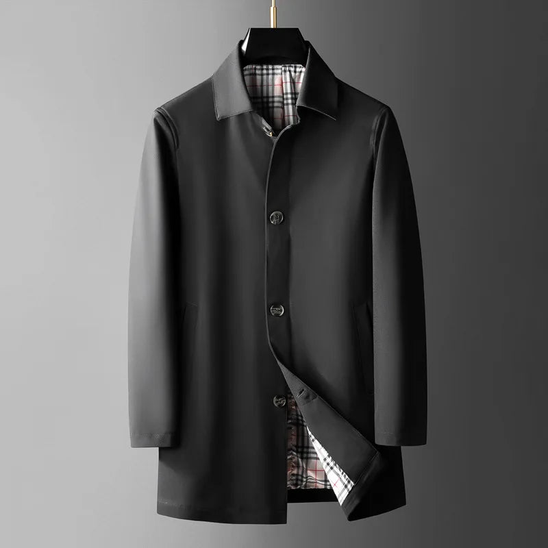 Herren Mantel Klassisch Elegantes Design