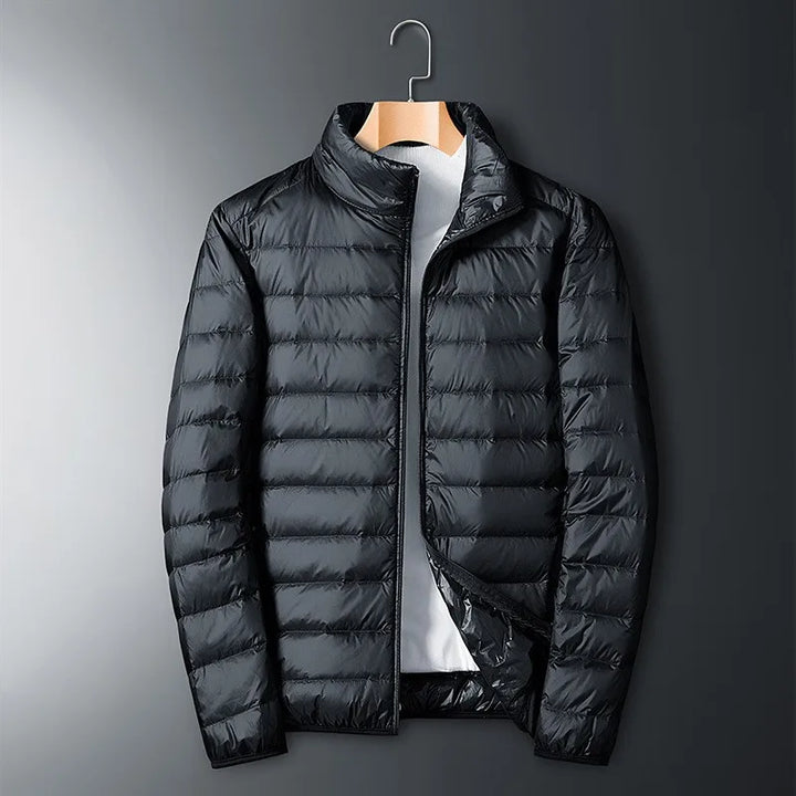 Herren Daunenjacke Warm Isoliert Stehkragen