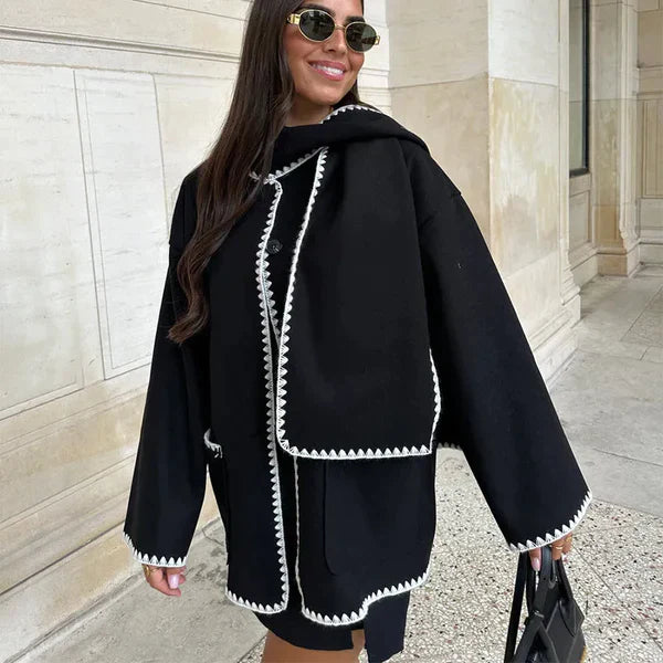 Stylische Frauen Winterjacke Modern