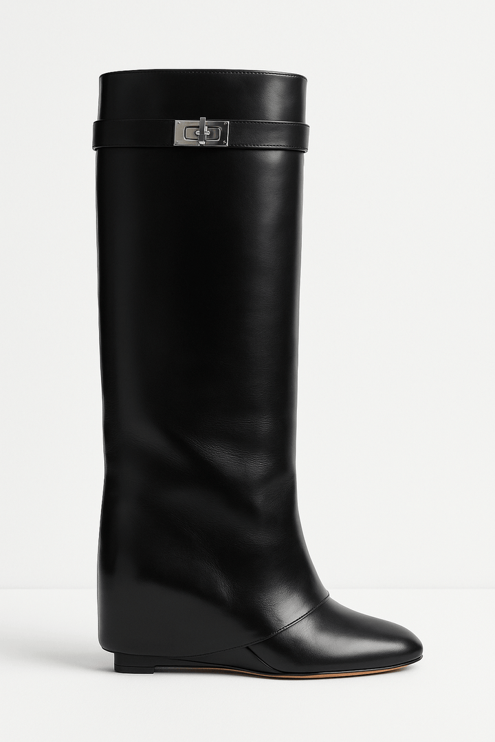 Damen Stiefel Elegantes Design Spitze Spitze - IdealeKleiden