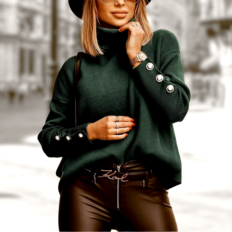 Stylische Damenpullover Rollkragen