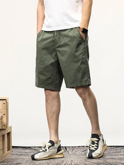 Herren Shorts Lang Kordelzug Freizeit Sommer