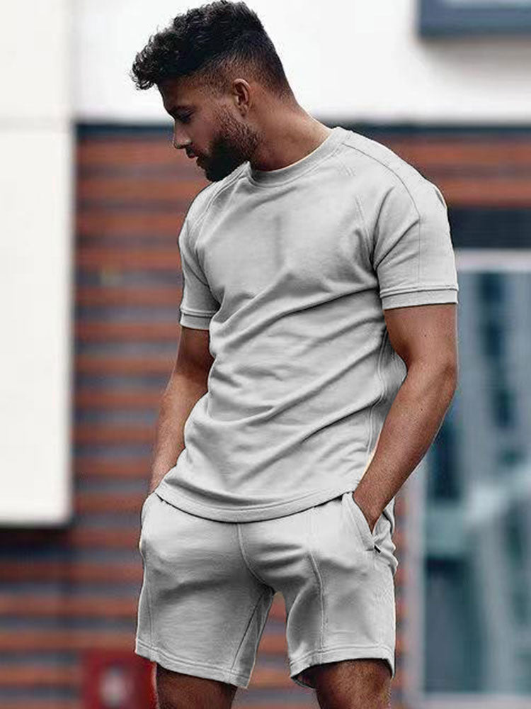 Herren Sommer Set: Sweatshirt und Shorts Komfort