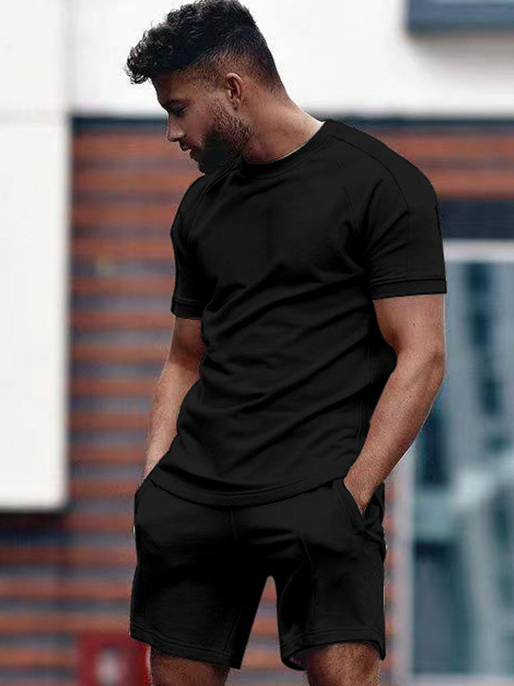 Herren Sommer Set: Sweatshirt und Shorts Komfort