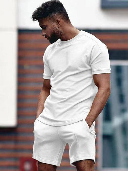 Herren Sommer Set: Sweatshirt und Shorts Komfort