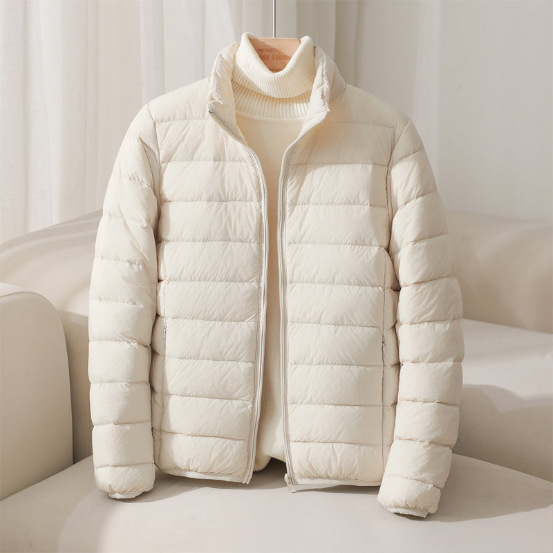 Winter Daunenjacke Hochkragen Warm - IdealeKleiden