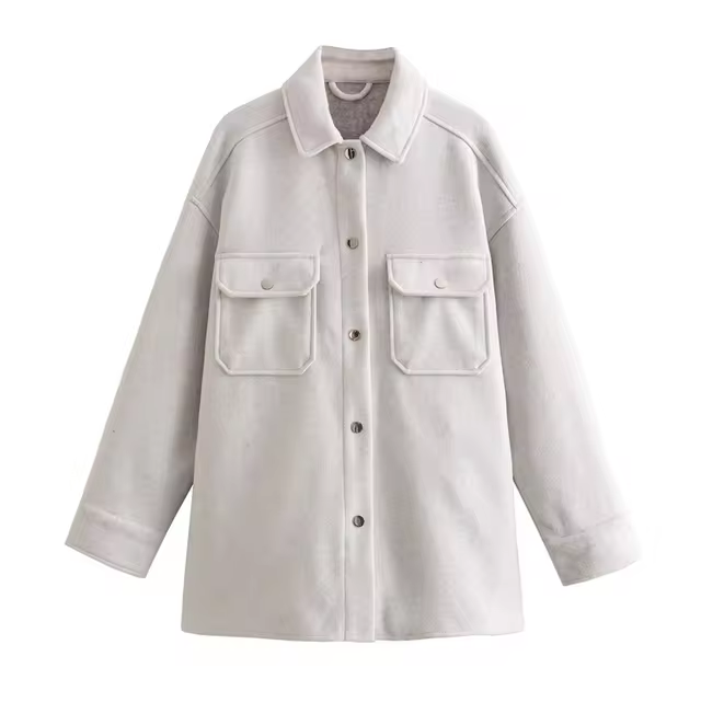 Damen Wolljacke Modern Stil