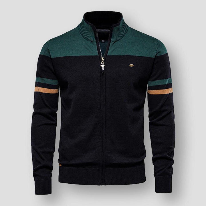 Herrenjacke Retro Streifen Style