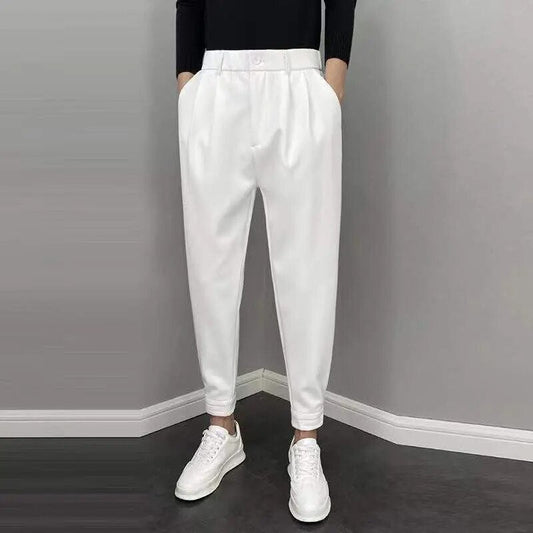 Bequeme Herrenhose Elastischer Bund Locker Sitzend - IdealeKleiden