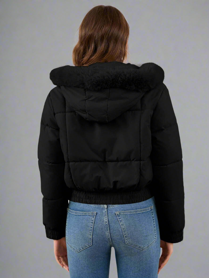Damensportjacke Baumwolle Casual Schnitt - IdealeKleiden