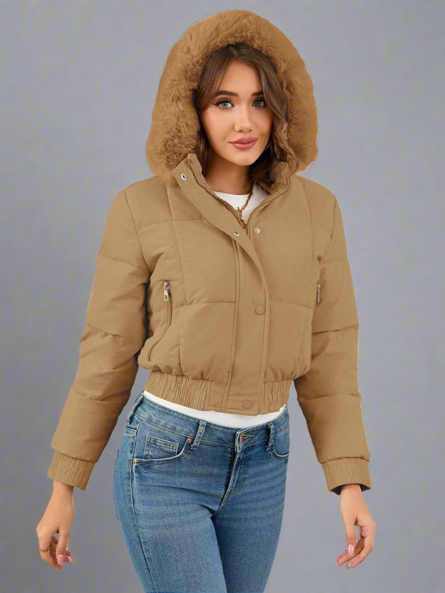 Damensportjacke Baumwolle Casual Schnitt