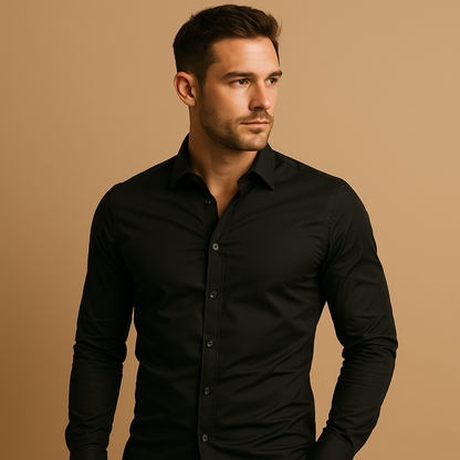 Herren Fit Hemd Reverskragen Modern
