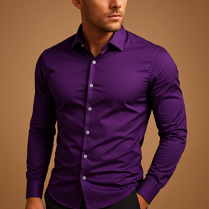 Herren Fit Hemd Reverskragen Modern