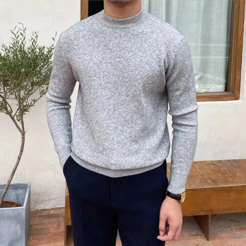 Klassische Strickpullover Damen Bequem Passend